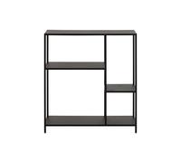 Consola moderna en metal negro L80 cm PODIUM