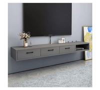 Consola multimedia Mueble de TV flotante de madera multifuncional montado en la pared con gabinete de almacenamiento y cajón Mueble de TV for dormitorio Sala de estar Mueble de televisión moderno Cent