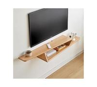 Consola multimedia Mueble de TV flotante for almacenamiento debajo del televisor, unidad de TV de pared moderna de 59,0", consola de entretenimiento de roble, estante de TV flotante for sala de estar
