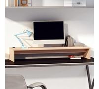 Consola multimedia para TV, sala de juegos, dormitorio, mueble multimedia, consola, soporte para monitor, 100 x 27 x 15 cm, madera maciza de pino, adecuado para sala de estar, dormitorio