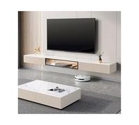Consola multimedia Soporte de TV flotante Mueble de TV montado en la pared Mesa de pizarra Centro de entretenimiento flotante Consola de televisión inteligente for sala de estar Dormitorio Centro de E