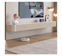 Consola multimedia Soporte de TV flotante simple y moderno, soporte de pared for centro de entretenimiento y estante de gabinete, consola de TV de lujo con consola de medios de almacenamiento Centro d