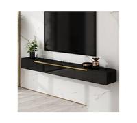 Consola multimedia Soporte flotante moderno for TV, consola montada en la pared de 47,2/59/70,8 pulgadas, centro de entretenimiento con plataforma y 2 cajones, mueble de mesa multimedia for sala de es