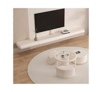 Consola multimedia Unidad de TV flotante Mueble de TV montado en la pared Estantes flotantes modernos Consola de entretenimiento debajo del televisor Centro de TV Banco de TV de almacenamiento grande