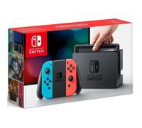 Consola Nintendo Switch 2017 con Joy-Con Rojo Fluorescente y Azul Neón nuevo