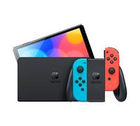 Nintendo Switch OLED videoconsola portátil 17,8 cm (7") 64 GB Pantalla táctil Wifi Azul, Rojo