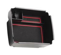 Consola Organizadora Compatible Con VW Para Golf 7 Para MK7 VII Para GTI 1 Uds Organizador Compartimento Central Reposabrazos Caja Almacenamiento Auxiliar Insertar Alfombra Roja Accesorios