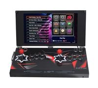 Consola portátil de mano 26800 en 1, visualización HD de 17.5 pulgadas, doble jugador, Pandoras Box DX, máquina de videojuego retro de búsqueda/oculta/guarda/carga/pausa juegos (A 9800 DX Plus)