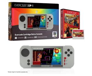 Consola portátil Evercade EXP-R retro, compatible 600+ juegos, Duke Nukem Collection 1 incluida