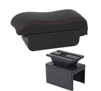 Consola Reposabrazos Reposabrazos Central Para Seat Para Leon Mk2 Caja De Almacenamiento Piezas De Reequipamiento Interior Accesorios Para Coche Caja Reposabrazos Reposabrazos Automóvil(B1 red line 3U