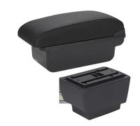 Consola Reposabrazos Reposabrazos Para Skoda Para Fabia 3 III 2015-2021 Almacenamiento Piezas Reacondicionamiento Caja Reposabrazos Accesorios Coche Reposabrazos Caja(C2 Black line NO USB)