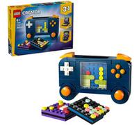 LEGO Creator 3en1 Consola de Videojuegos Retro - Transformable en Máquina Recreativa y Ordenador de Juguete con Teclado y Ratón - Regalo Gamer para Niños y Niñas de 8+ Años - 31380