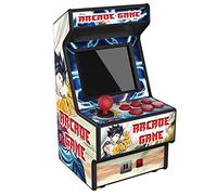 Consola Retro Portatil con 156 Juegos, Máquina Recreativa con Pantalla de 2.8" y conexion a TV, Mini acrade Machine con diseño Retro, Perfecta para Regalo de niños y Adultos (Azul)