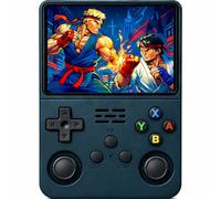 Consola Retro Portatil con 20.000 Juegos - Versión 2025- Mini Consola Arcade - Juegos de PS1, PSP, N64, NDS, SuperN, GameB, GBA, NeoG, etc. - Pantall HD 3.5' 640 * 480 - Rechace Imitaciones (Negro)