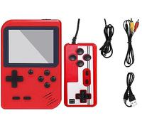Consola Retro portatil para niños y Adultos con Pantalla de 3" y conexion a TV, bateria Recargable, para 1 o 2 Jugadores, Game Boy, 400 Juegos incluidos (Bordo)