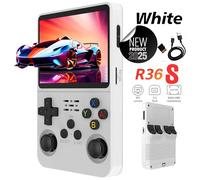 Consola Retro Portátil R36S -+15.000 Juegos Incluidos-Mini Consola Arcade Versión 2025-Compatible con Juegos de PS1, PSP, N64, GBA, NeoGeo- Máquina de Videojuegos Portátil HD 3.5”- Actualizada 2025