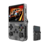 Consola Retro Portátil R36S 2025 (Actualizada) - | 3.5” Pantalla HD | Compatible con PS1, PSP, N64, GBA, NeoGeo y Más | Mini Arcade Portátil para Juegos Clásicos(Black)