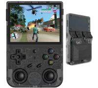 Consola Retro Portatil R36S con 15000 Juegos - Mini Consola Portatil con Juegos de PS1, PSP, N64, NDS, SuperN, GameB, GBA, NeoG, etc. Pantall HD IPS de 3.5 640*480 - Quad Core 1,5 GHz y RAM 1GB