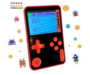 Consola Retro Slim - Consola de Juegos portátil con 300 Juegos Retro - Mini Consola de 2,5 Pulgadas, Funciona con Pilas, Carga USB C - Consola de Juegos para Viajes