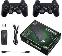 Consola Stick HDMI 15 Emuladores + 20.000 Videojuegos Retro 2 Mandos Inalámbricos Juegos Clásicos Tarjeta 64GB - Regalo cumpleaños, Fin Curso, niño, niña - Videoconsola Arcade Pincho Console TV