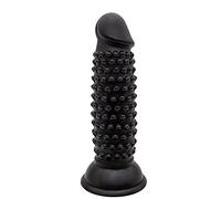 Consolador anal con púas pequeñas, tapón anal de PVC suave, dilatador de ano, masajeador de próstata, estimulador de punto G, masturbación, ventosa, juguete sexual grande para hombres, mujeres