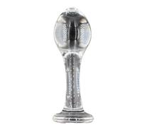 Consolador Anal de cristal Pyrex para mujer, pene postizo, cuentas anales de cristal, masturbador con tapón Anal, juguete de masturbación para punto G