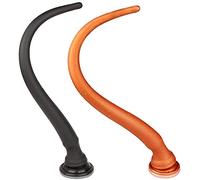 Consolador anal extralargo, consolador anal, tapón anal, estimulador del punto G vaginal masculino y femenino, masajeador de próstata, tapón anal, cuentas anales, masturbador fetiche SM(Black Schwarz,