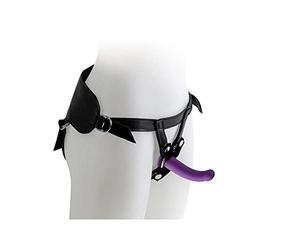 Consolador con arnés Virgite Morado S