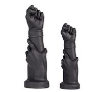 Consolador con puños, tapón anal, silicona líquida, tapón anal de mano, expansión del ano grande con ventosas, masajeador de próstata, estimulador del punto G, masturbación, juguete sexual(L)