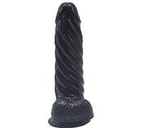 Consolador, Consolador Ano Con Testículos Y Glande Obvio, Juguete Sexual Con Ventosa Potente Para Puro Placer, Puedes Entrar En Un Orgasmo Intenso, 21cm