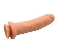Consolador, Consolador De Ano Con Glande Obvio, Juguete Sexual Con Ventosa Potente Para Puro Placer, Puedes Llegar Al Orgasmo Intenso, 28,5 cm,Flesh
