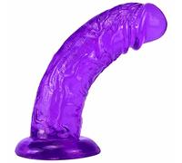 Consolador, Consolador Realista De 9,85 Pulgadas con Ventosa Fuerte, Consolador Transparente De Jalea Suave Grande, Consoladores, Juguetes Sexuales para Mujeres, Hombres, Consolador Anal, Consolador(L