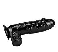 Consolador - Consolador Realista de Silicona Líquida, Consoladores de Silicona Suave de Dos Capas Réplica de Pene con Venas Reales y Testículos Regordetes, Consolador Anal, Juguete Sexual para Mujeres