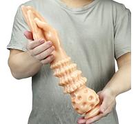 Consolador Enorme De 1 KG Consoladores De Mano Grandes Realistas con Ventosa Súper Fuerte Tapón Anal De Gran Tamaño De 37 Cm Juguete Sexual Pene para Mujeres(Fleischfarbe)