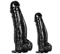 Consolador Realista de 1 KG Juguete Sexual Grande para Mujeres y Hombres Consolador Anal XL Consolador Enorme con Ventosa Estimula el Enchufe del Pene Anal(L)