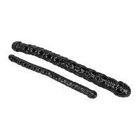 Consolador Realista De Doble Extremo, Consolador Anal De Masturbación, Tapón Anal Escamoso, Estimulador Anal Vaginal del Punto G para Mujeres Y Hombres(L)