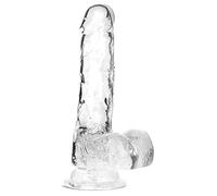 Consolador realista para mujer, consolador ultra suave con eje curvado y bolas para parejas principiantes, masturbador vaginal de punto G, edición de moda, juegos de regalo para hombre y mujer