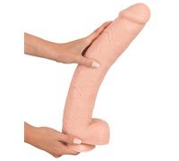 Consolador realista xxl con ventosa gran falo vaginal anal 40 cm