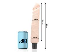 Consolador realístico autolubricante de piel 26 cm, Ancho 115 mm, Longitud 335 mm, Profundidad 50 mm, Departamento Couple, Colores Nude