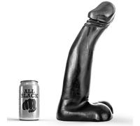 All black dildo realista negro fisting 29 cm