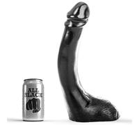 ALL BLACK - DILDO NEGRO 29 CM FISTING