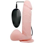 Consolador realístico vibrador oliver adoration con ventosa, Longitud 130 mm, Ancho 250 mm, Profundidad 90 mm, Departamento Couple, Colores Nude