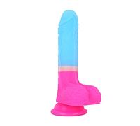 Coņsolådor Sẹxúal Realistico para Mujeres Real Ŝiličona con Ventosa, 18Cm Peņe Enorme Realista Hombre Đildø Ānalẹs para Mujer Ẹstimừladør Pừnto Ġ Y Vaġinà