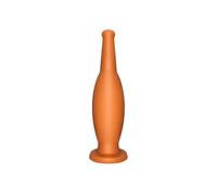 Consoladores anales de gel de sílice de gran tamaño con tapón anal, botella de vino de imitación, masturbador anal con tapón anal grande y juguetes sexuales para el ano(Golden,S)