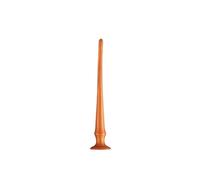 Consoladores con tapón Anal superlargo de silicona líquida que estimulan el ano y la Vagina, dilatador Anal suave, juguete sexual Anal, tapón Anal for mujeres y hombres(Golden M)