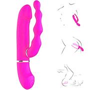 -Cọnşólådõręș Pḕñę 2 en 1 Vbrdør Cønsòldørs Realisticos Pns Sxules para Mujer Clíórís Y Puó,Sxó Cønsòldør Mujer Vbrdør con Estmuldòr de Clíórís Conejito, 10 Modes Vîbrãdør