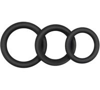 -Cọnşólådõręș Pḕñę Anneau Triple de Retard Anneaux Pénis,Penise Pour Homme Silicone Anneaux Péniens T-Shirt Exercice Retardé,3 Pcs