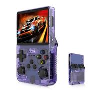 Consolas de Juegos Portátiles R36S, Consola de Juegos Retro Portátil con Pantalla IPS de 3,5 Pulgadas, Consola de Videojuegos Retro DDR3L de 1GB para (64G)