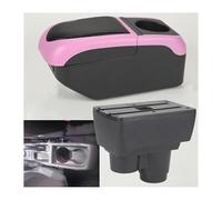 Console Box Para Duster Para D&acia 2019-2024 Consola Central Almacenamiento Caja Almacenamiento Refuerzo Elevación Accesorio Para Automóvil(Black Pink)