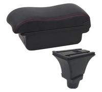 Console Box Para Fiat 500 Caja Reposabrazos Centro Interior Compartimento Reposabrazos Coche Caja Almacenamiento Central USB Auto(B1 3 USB)